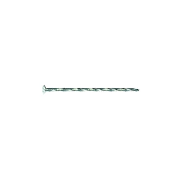 Common Nail, 3-1/2 in L, 16D, Steel, Hot Dipped Galvanized Finish, 9 ga